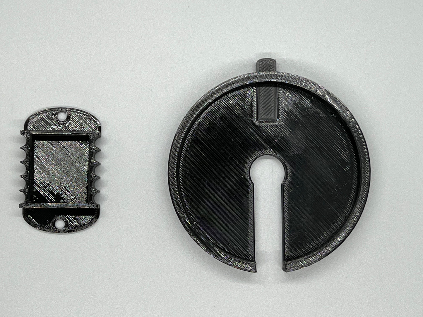 Grease Drain Plug and Smoke Stack Cover Black Set