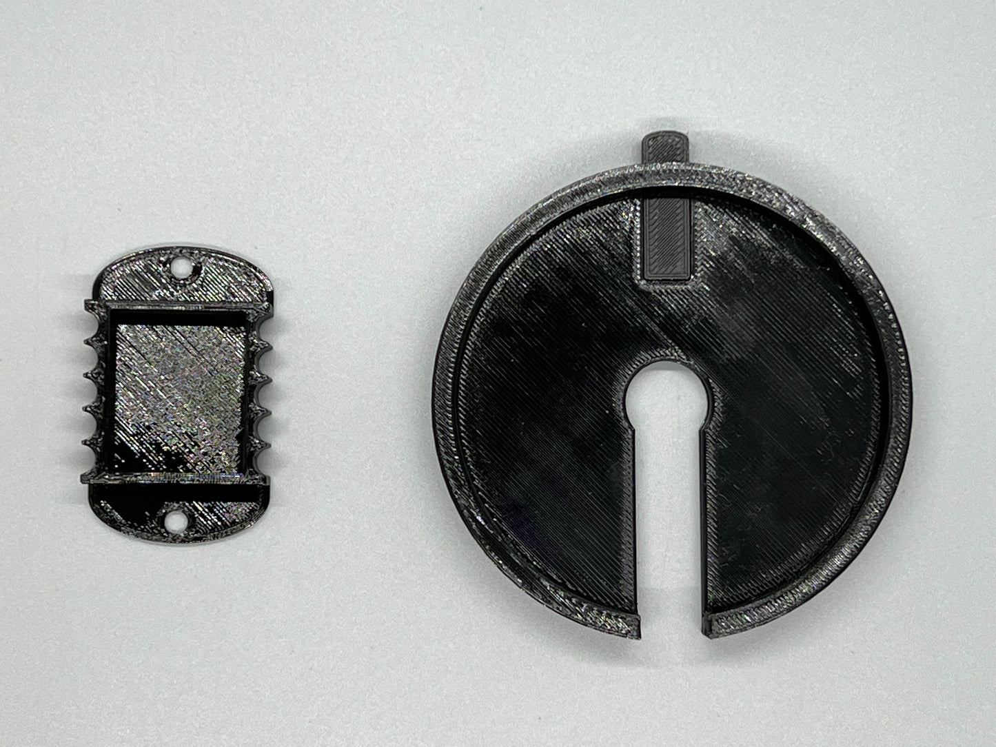 Grease Drain Plug and Smoke Stack Cover Black Set